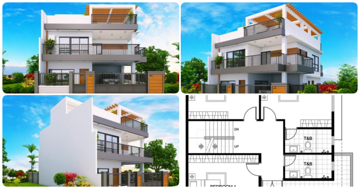 Roof Deck Modern House Plan
