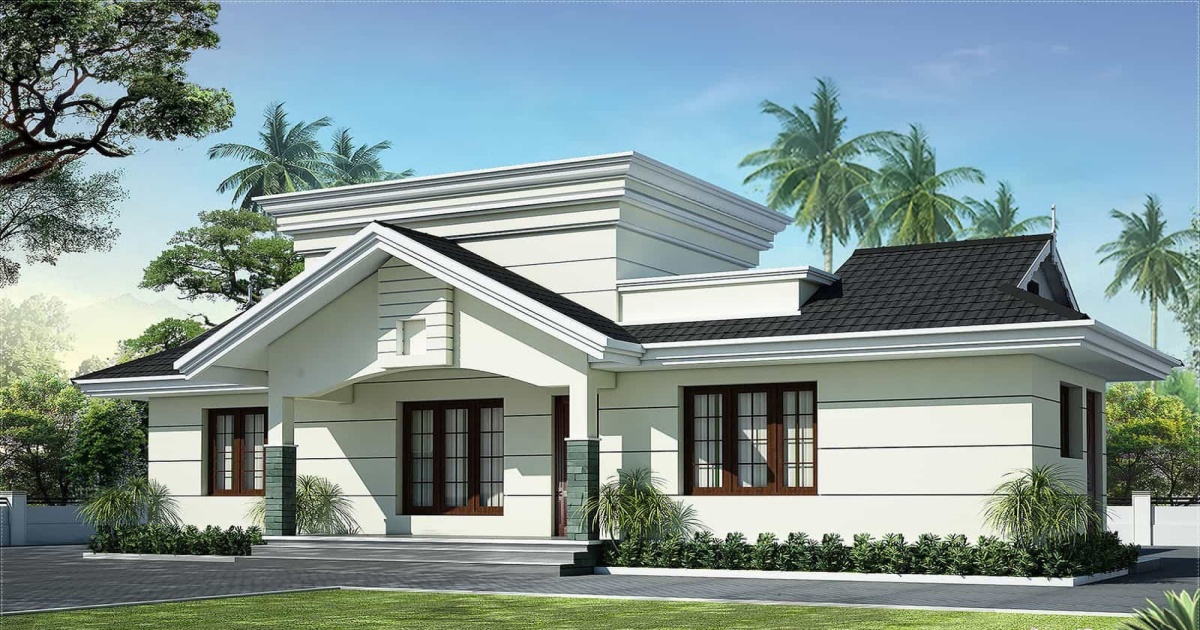 Low Cost Kerala House Plan 991 Sq Ft, 2400 Sq Ft House Plans Cost