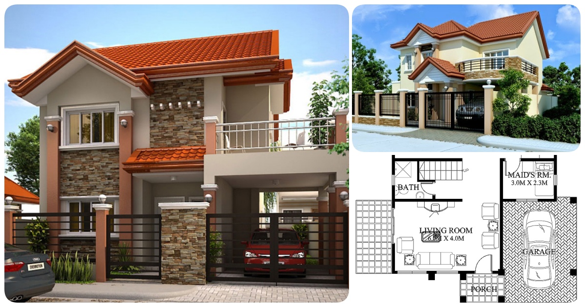 Phenomenal Philippines House Plan 166 S, House Designs And Floor Plans Philippines