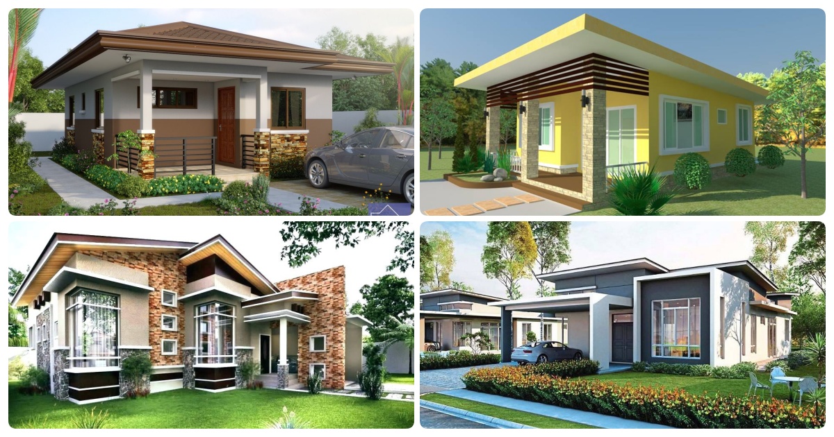 Small Beautiful Bungalow House Design, Modern Bungalow House Plans In Philippines